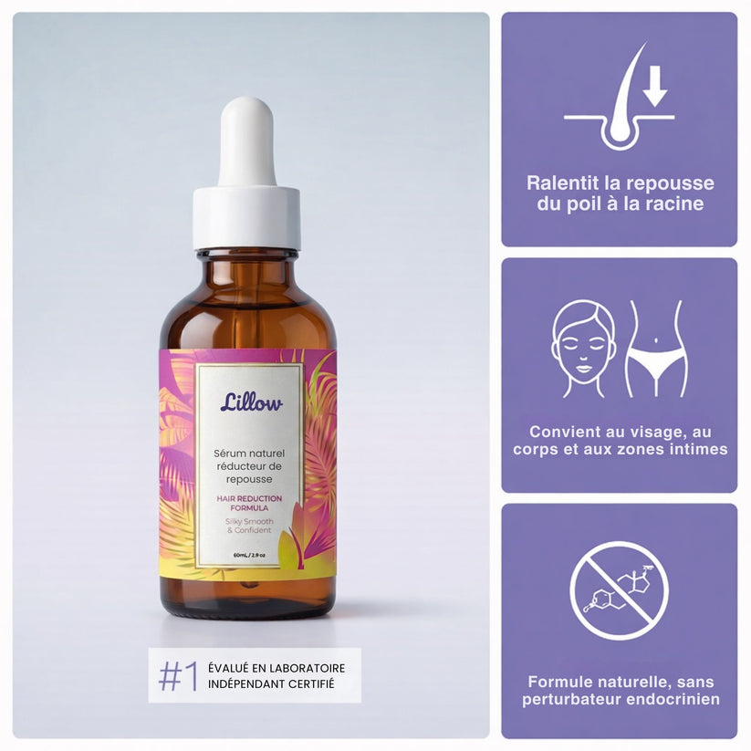 Sérum naturel réducteur de repousse